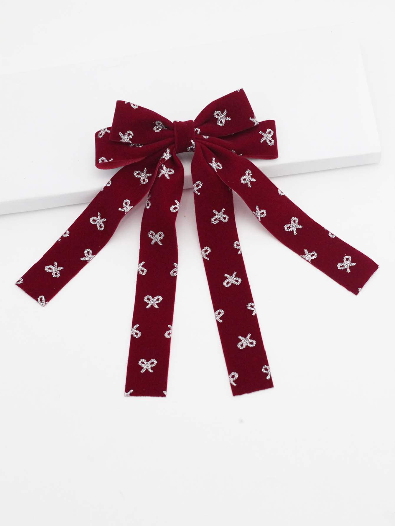 

Lystrfac Модный Тканевый Ленточный Бант для Волос Заколка для Женщин Девочек Зажимы для Волос Зажим для Макушки Задней Части Головы Женские Аксессуары для Волос