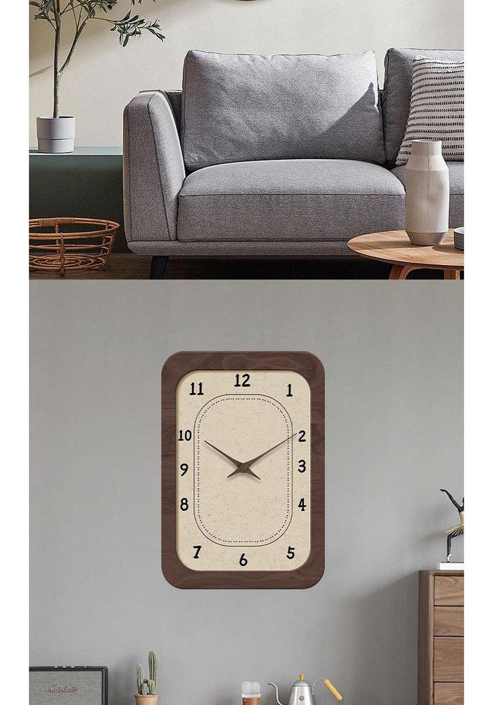 French Vintage-Style Creative Wall Clock for Living Room Decoration