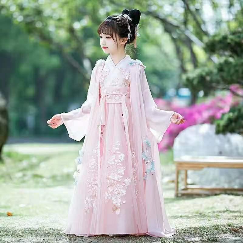 2025 Spring/Autumn Hanfu Ruqun: Super Fairy Ancient Style Tang Suit for Girls