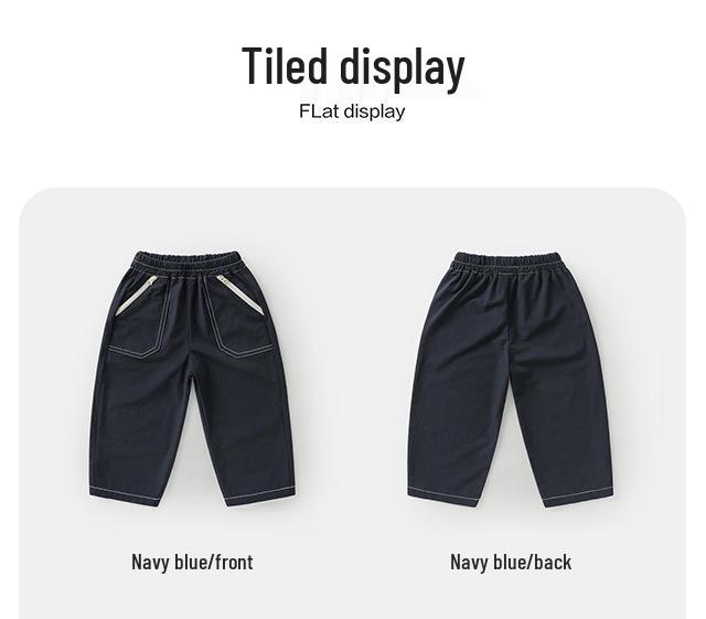 European Boys' Trendy Workwear Pants - Spring/Autumn 2026 Collection