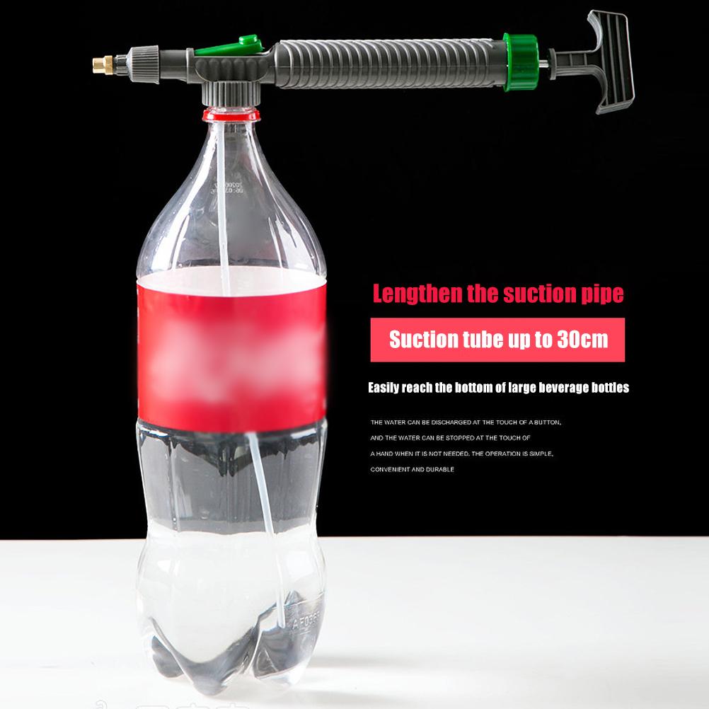 Adjustable Watering Nozzle for Watering Plants from Beverage Bottles, Universal Accessories for Watering Cans, Pressure