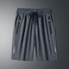 Summer men's shorts quick-drying ice silk sports casual cool loose large size thin five-point pants beach pants