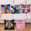 KAROL G Tropicoqueta Pillow Case Square Pillow Bedroom Sofa Leisure Comfort Cushion Car Living Room Home Decoration