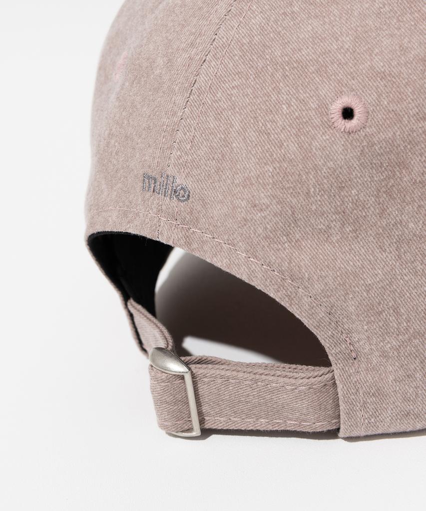 MILLO ARCHIVE Holiday Signature Ball Cap [Stone Pink]