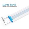 Ultra-Thin Aquarium LED Light with Blue-White Tricolor for Aquatic Plants and Fish Tanks