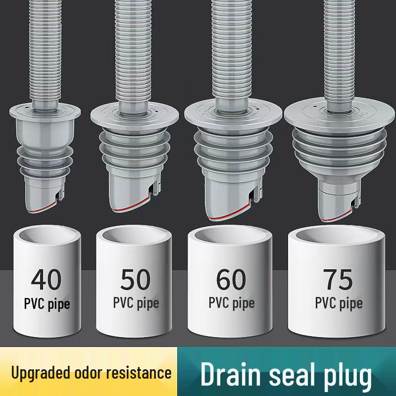 

Силиконовая крышка-заглушка для кухонной раковины и слива стиральной машины, предотвращающая запах 5075 Gray - Single Pack for 40-50mm