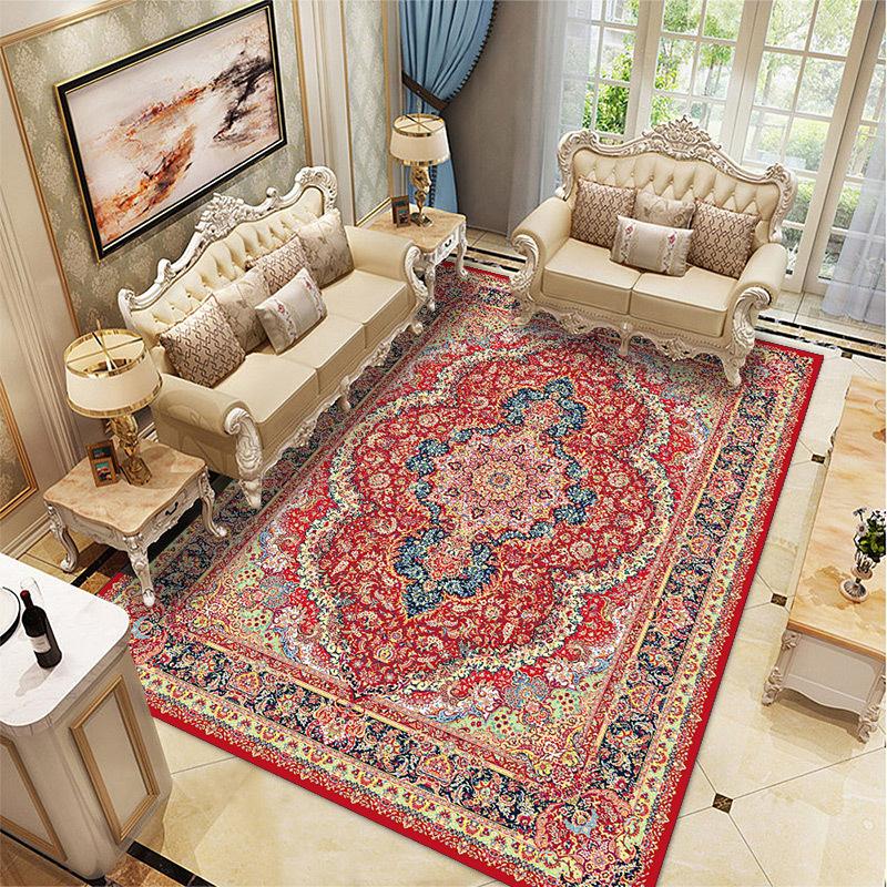 Persian Carpet Living Room Bedroom Home Sofa Tea Table Floor Mat Bedside Mat