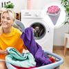 6Pcs Floating Hair Filter Washing Machine Reusable Lint Trap Hair Catcher Hair Remover Laundry Tool for Washing Machine