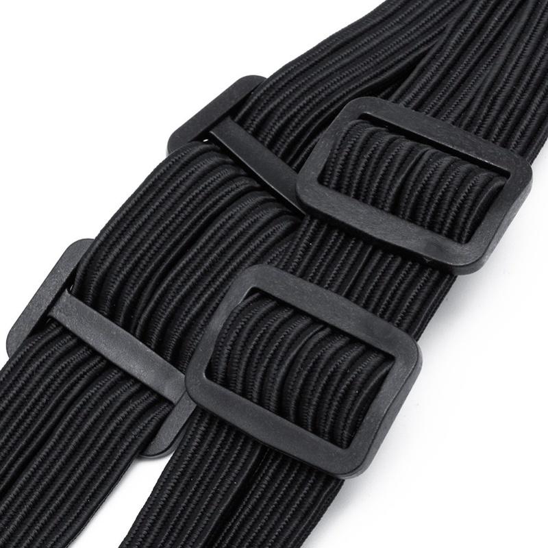 1PC Motorcycle Flexible Retractable Helmet Luggage Elastic Rope Strap with 2 Hooks
