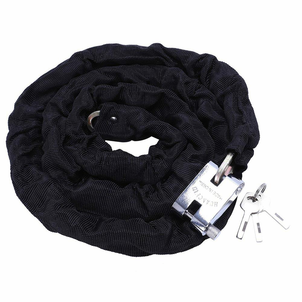 Bike Metal Cycling Security Anti-theft Heavy Duty Padlock Chain Lock Bike Accessories Bicycle Lock