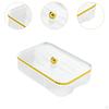 Dry Fruit Serving Tray with Lid Appetizer Plate Candy and Nut Dishes Compartments for