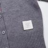 Kaslead New Arrival Women's Clothing Fashion Style Stylish Simple and Versatile Casual Labeling Knitted Long Sleeve Cardigan