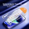 Two Pieces Tempered Glass Screen Protector for IPhone 15 Pro, Phone Film Protective Sticker, Earpiece Unobstructed, Full-Screen Glass, Ultra-Thin