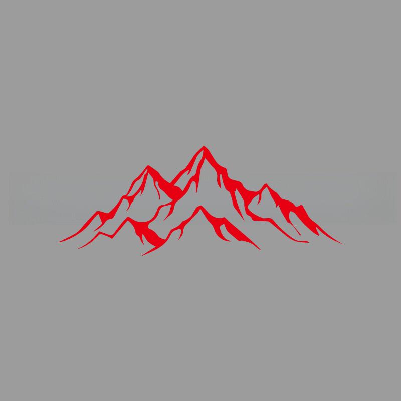 mountains criss-cross creative&funny stickers for cartoon fans&lover,high quality for car trucks motorcycles &laptops
