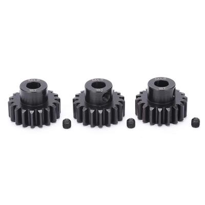 3PCS Steel Pinion Motor Gear M1.5 8mm 18T Shaft for 16 15 RC Model Car Motor