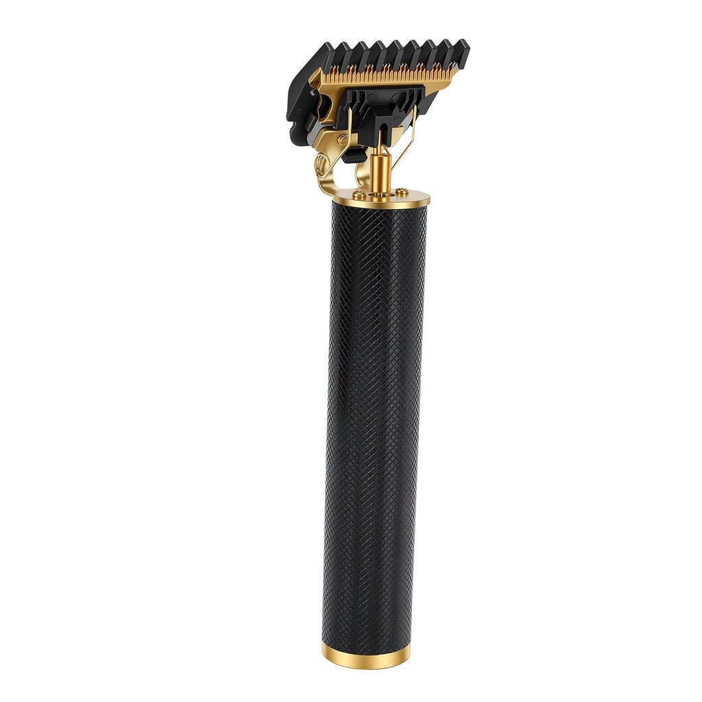 Men Hair Trimmer Stainless Steel Ergonomic Electric Beard Trimmer Hair Clipper with 4 Guide Combs for Home Barber Shop