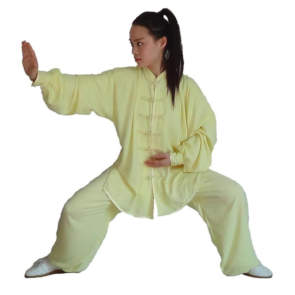 Wiosenno-letni bawełniano-jedwabny strój do Tai Chi - Odzież do ćwiczeń i występów dla mężczyzn i kobiet