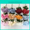 Realistic Silk Flower Handheld Bouquet For Wedding Party And Photography Props