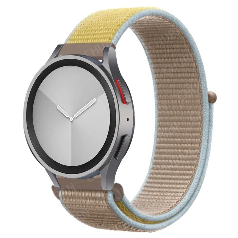 Nylonový smyčkový pásek pro Samsung Galaxy Watch 6/5/pro/4/Classic/active 2 43-47-44mm 20mm/22mm sportovní náramek huawei gt 4/2/e/3 pásek