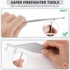 Multi-Use Door Entry Tool 2 Pack – Stainless & Spring Steel Rescue EDC Tool With Hook Design And 4.5 Inch Ruler, Compact Hand Tool