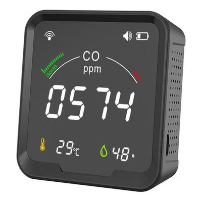 Smart WiFi CO/CO2-Tester für den Innenbereich, Luftqualitätsmonitor, Temperatur- und Feuchtigkeitstester