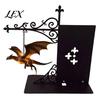 Halloween Party Decor Magical Flying Dragon Bookshelf Lamp, Warm Hanging Night Light, Fantasy Lamp Reading Nook Decor, Unique Gift for Lovers