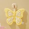 Cartoon Butterfly Shape Hand Towel Quick Drying Strong Water Absorption Bathroom Kitchen Rag Thickened Coral Fleece Washcloth