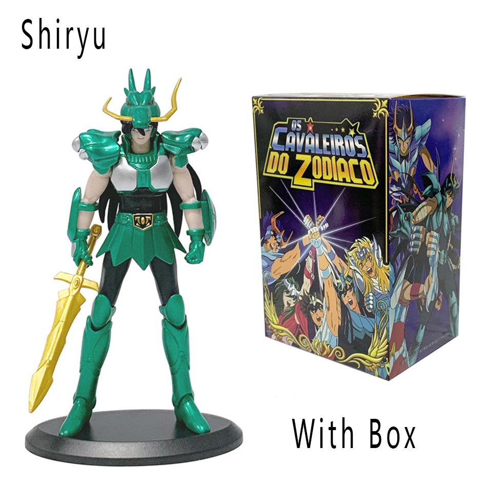 Anime Figure Phoenix Ikki Hyoga Seiya Shiryu Standing Armor Model Children's Toys PVC Box Desktop Collection Christmas Toys