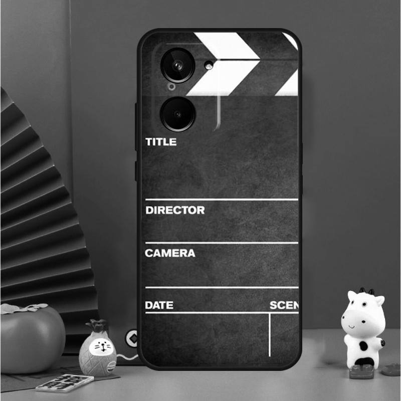 Clapper Board For Realme 11 10 9 12 Pro Plus C67 C55 C53 C51 C31 C35 C33 C30 C21Y C25s GT Neo 6 GT5 Case