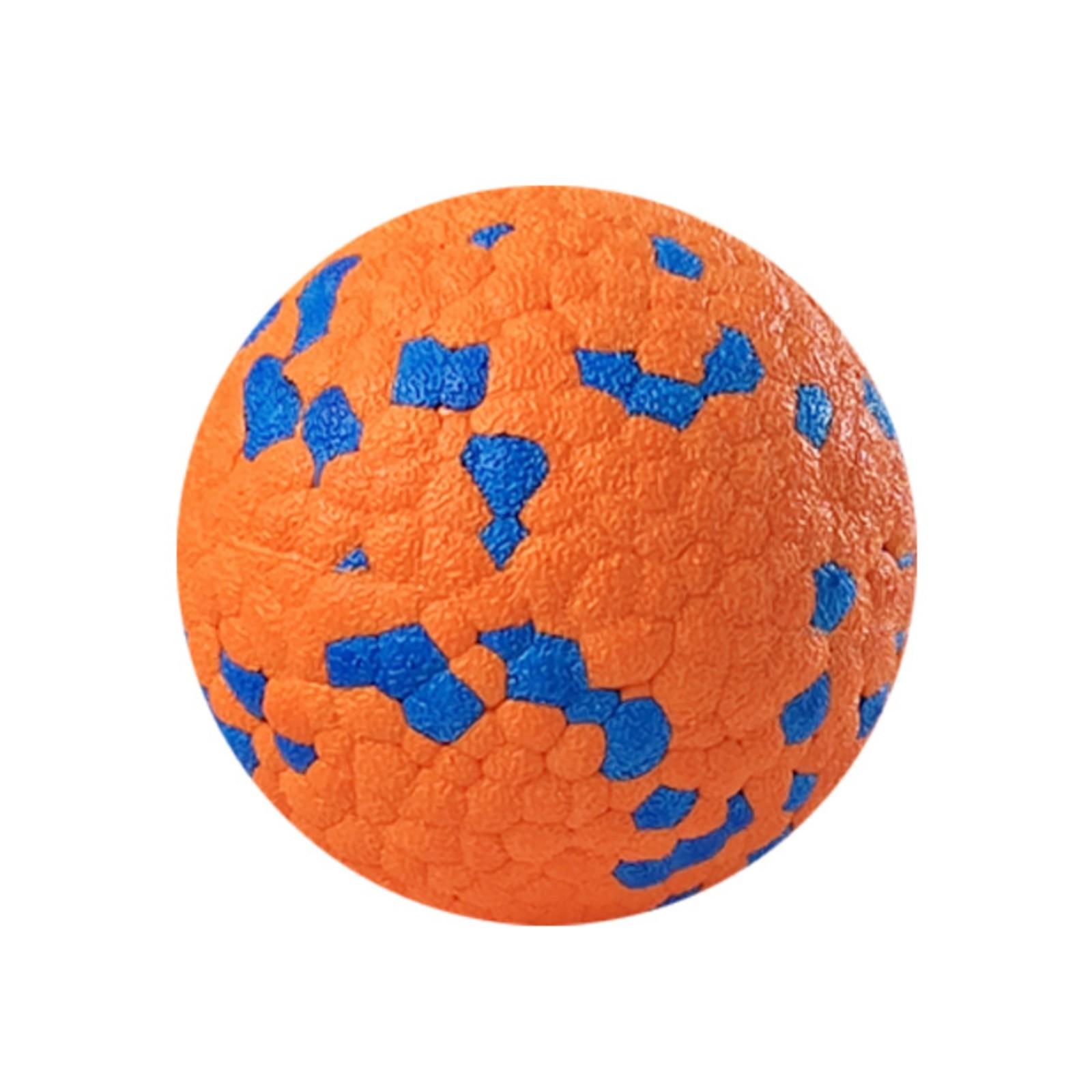 

Мяч для игрушек для домашних животных ETPU Pops Ball Мяч для собак Высокоэластичный, не рвется, не ломается, устойчив к укусам, прорезывающийся мяч One Size оранжевый