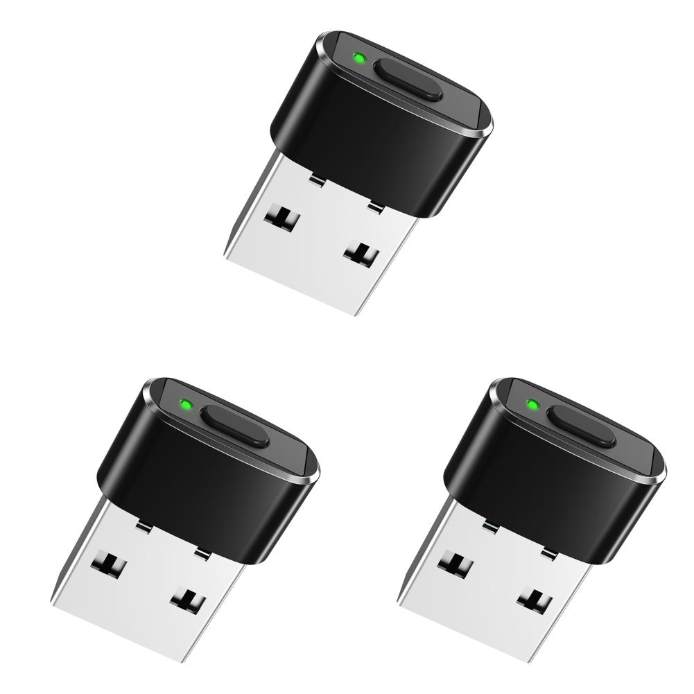 1-10PCS Undetectable Mouse Jiggler ON/Off Button USB Mouse Mover Wired Wireless Mouse Compatible for Computer Awakening for Keep