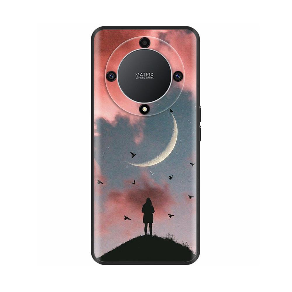 For Honor Magic6 Lite Case Honor Magic 6 5 4 Lite X9B Cover Funda TPU Soft Black Silicone Phone Cover Honor Magic 6 Lite 5G Case