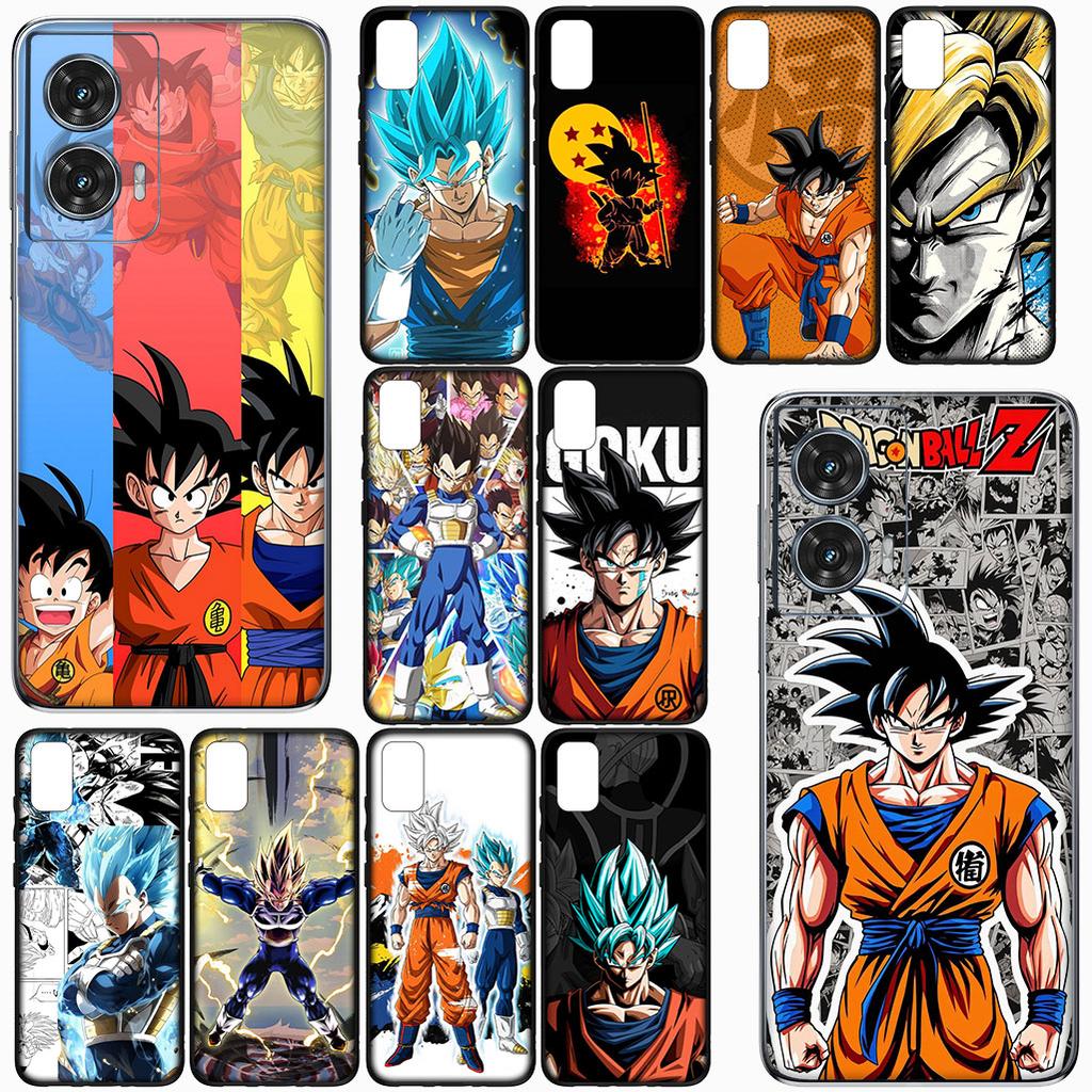 for Motorola Moto G86 G57 G67 G24 G15 G54 Power G13 G14 G34 G35 G45 G60 G53 G55 G64 G75 G72 Case Vegeta IV Dragons Gokus Balls Z