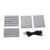 Cordless Brad Nailer Rechargeable Electric Staple and Nail Gun Kit for Woodworking Home Projects 2000mAh Electric Nail