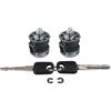 Door Lock Cylinder Compatible with 1997-2011 Ford F-150 F-250 Expedition | with Key, Replacement for 1997-2016 Ford F-250 F-350 F-450 F-550 Super