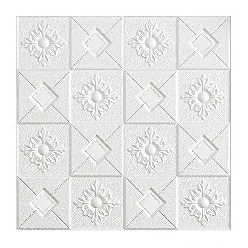 

3D наклейки на стену самоклеящиеся декоративные наклейки на потолок гостиная спальня ТВ фон водонепроницаемые обои декор комнаты 1piece 70X70cm