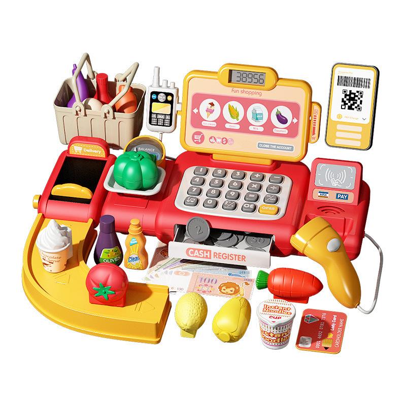Дитяча іграшкова каса супермаркету Головоломка для маленької дівчинки 3-6 років Ігровий будиночок Подарунок на день народження