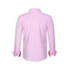Men's Fashion Spring and Summer Top Patchwork T-shirt Long Sleeve Turn Down Collar Shirt