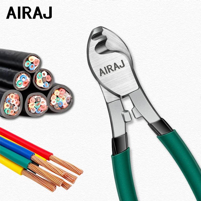 AIRAJ Multifunkční odizolovač drátů 6/10 palců Mechanické elektrikářské průmyslové kleště na kabely Protiskluzové odolné kleště DIY Ruční nářadí
