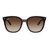 Ray-Ban Brand Logo Square Sunglasses Unisex Couple Brown