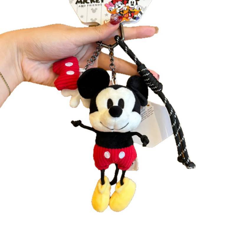 Mickey Maus Pluto Plüsch Schlüsselanhänger Mit PP-Baumwollfüllung Für Mädchen Und Rucksack Dekoration