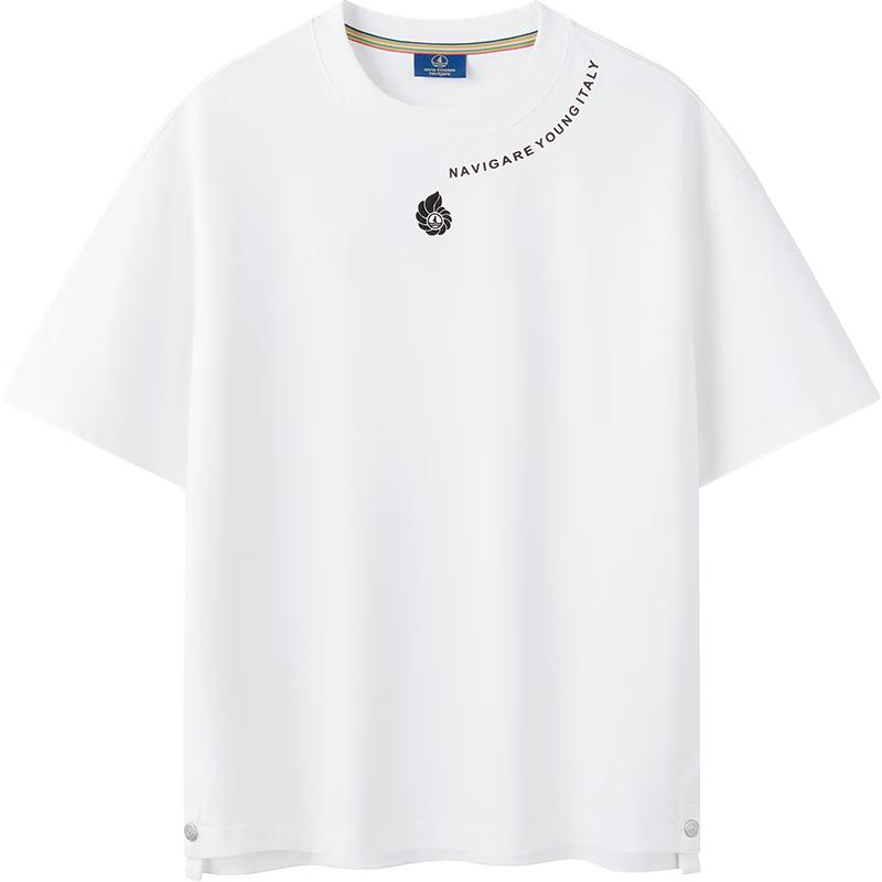NVG·YOUNG Men s Pure Combed Cotton Short Sleeve T-Shirt L
