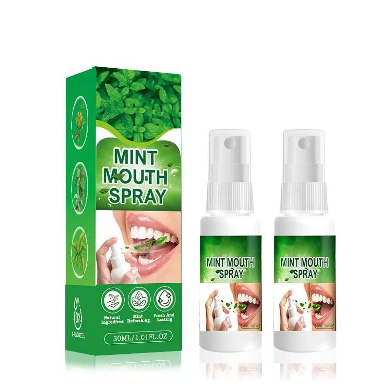 Mint-Mundspray reinigt den Mund, entfernt Rauchgeruch, Mundgeruch, Lufterfrischer, Atemspray, Atemerfrischer
