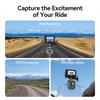 TELESIN Action Camera Motorcycle Windshield Clamp Mount Holder For Gopro Insta360 DJI Action Camera Accessories POV Shoot