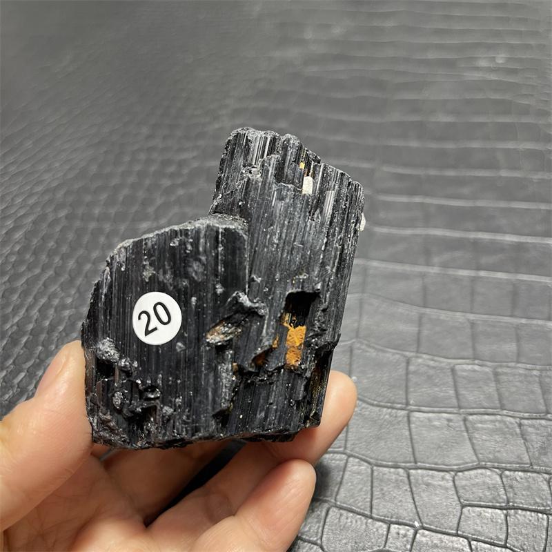Natural Raw Stone Black Tourmaline With Clear Quartz Mineral Specimen Quartz Crystal Healing Teaching Collection Home Decor Gift