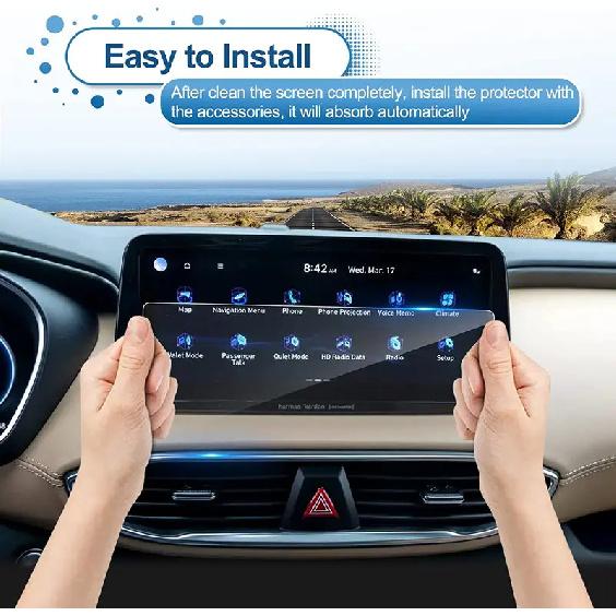 Protezione Schermo Santa Fe per Hyundai Santa Fe 10.25 pollici Navigazione GPS Touchscreen Vetro Temperato Protettore