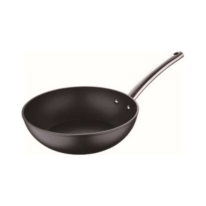 Wok - Masterpro - Forged Aluminum - Ø 28 Cm - Ergonomic Handle - Non-stick