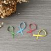 Polka-Dotted Bag Twist Ties 300 PCS 4" Durable Plastic Twist Ties with Dots for Kitchen & Bakery Packaging Mixed 8 Colors Bread Bags Ties for Candy