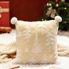 Christmas Tree Plush Pillow Cartoon Stuffed Toy Soft Sofa Cushion Holiday Home Decoration for Couch Bed