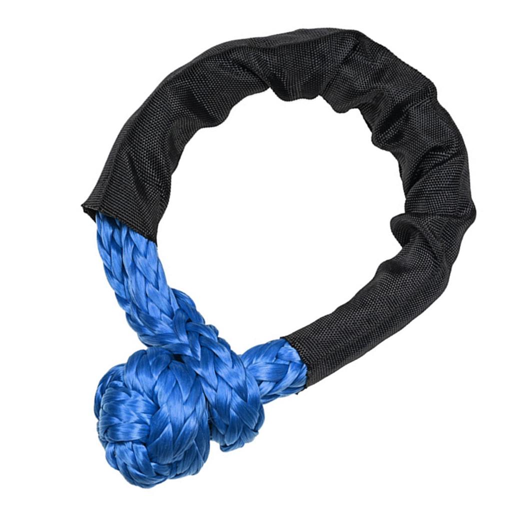 Weicher Schäkel 17 Tonnen Bruchlast Hochleistungs Polymer Polyethylen Straßenbergungsseil für